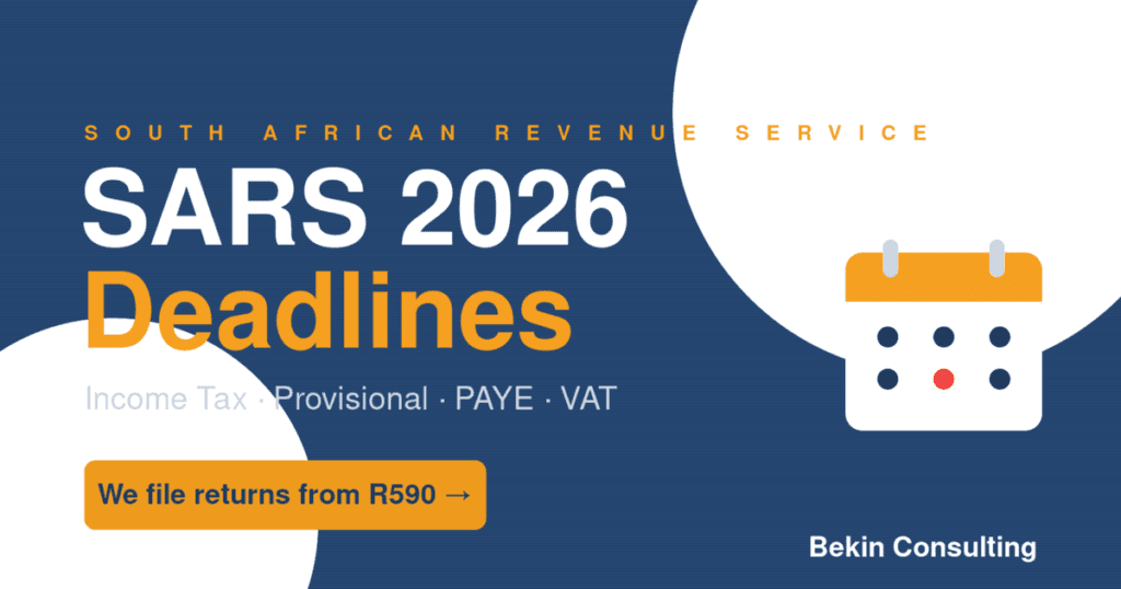 SARS 2026 deadlines