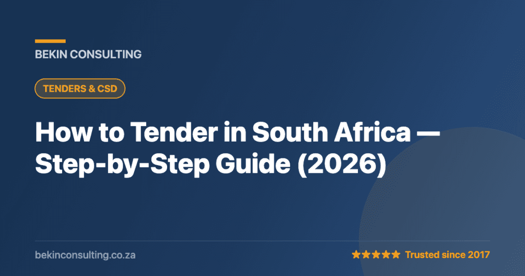 How to Tender in South Africa — Step-by-Step Guide (2026)