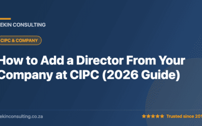 How to Add a Director From Your Company at CIPC (2026 Guide) — Bekin Consulting