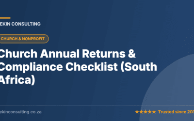 Church Annual Returns & Compliance Checklist (South Africa) — Bekin Consulting