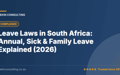 Leave Laws in South Africa: Annual, Sick & Family Leave Explained (2026) — Bekin Consulting